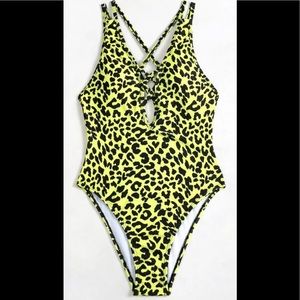 One piece bathing suit